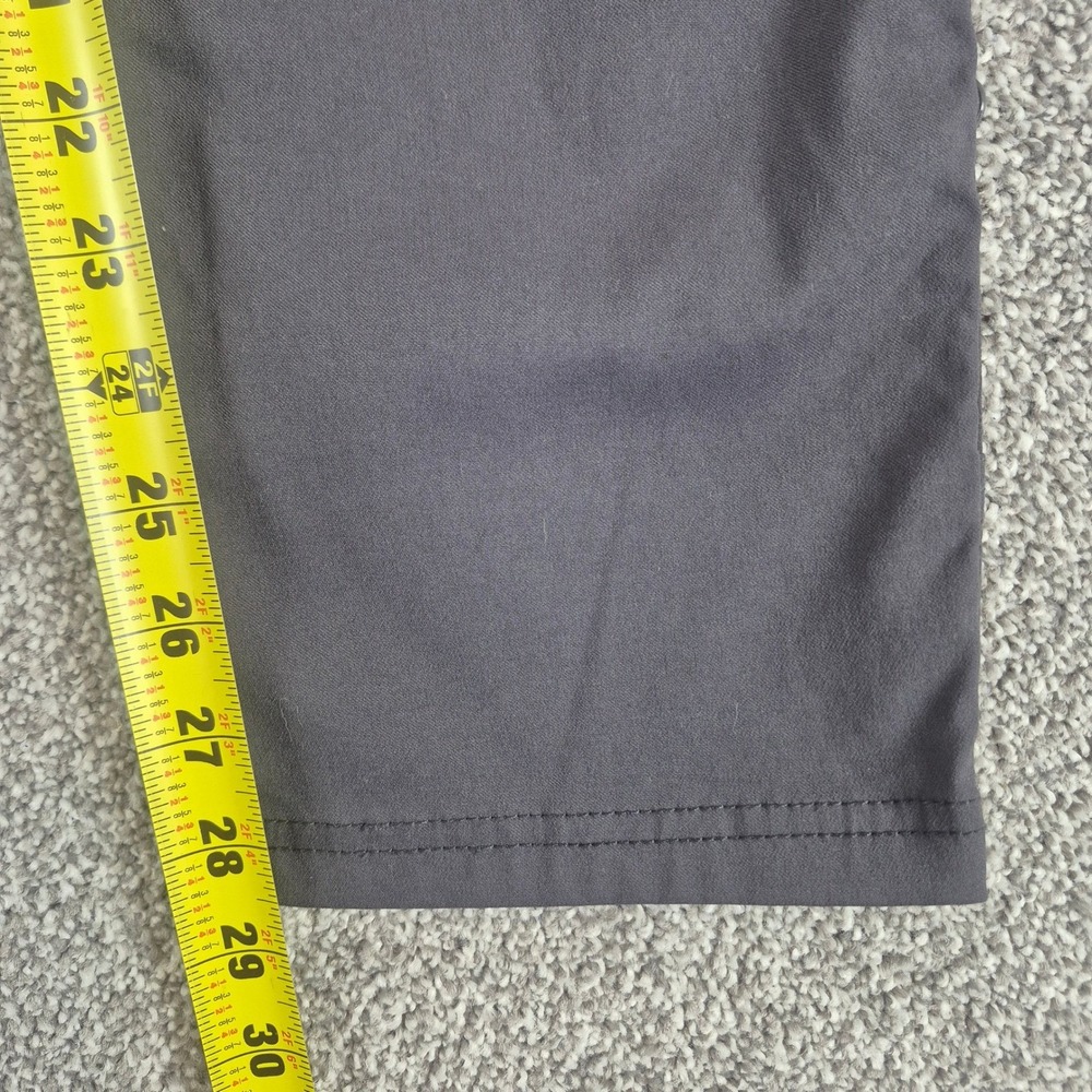 Prana Stetch Zion Straight Pant Mens 32x30 Gray Cargo Belted Hiking Outdoors - Picture 7 of 10